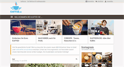 Desktop Screenshot of kaffee.de
