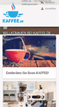 Mobile Screenshot of kaffee.de