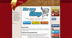 Desktop Screenshot of kaffee.net
